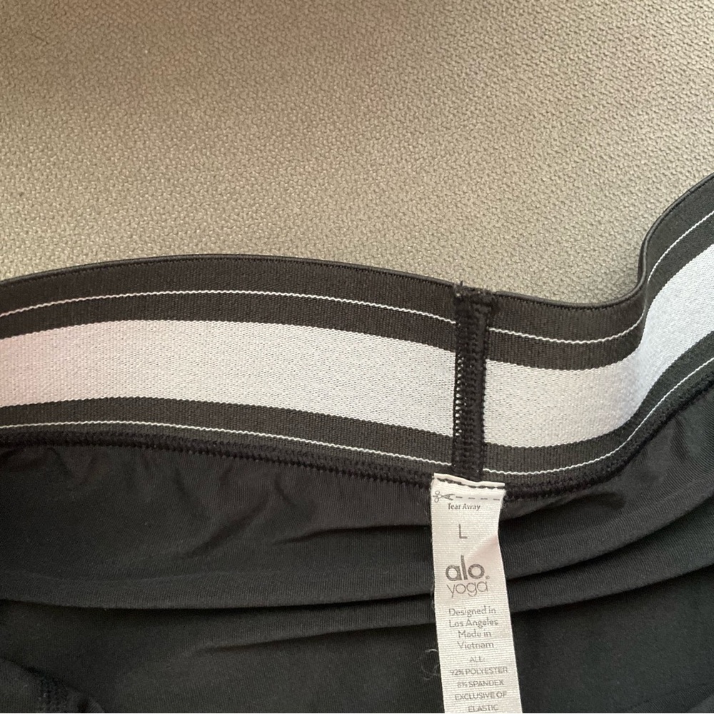 Alo Yoga Match Point Tennis Skirt Black L - Picture 11 of 14